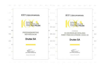 Drutex wśród "Najważniejszych firm dla Polski"!