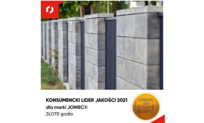 JONIEC® wyróżniony złotym godłem Konsumenckiego Lidera Jakości 2021