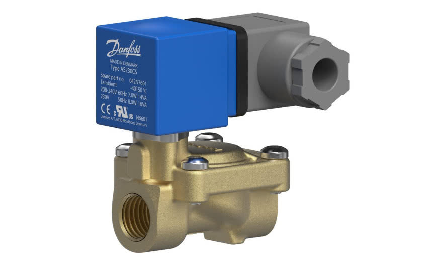 Zawory elektromagnetyczne Danfoss EV220S: idealne do wody, oleju i gazu