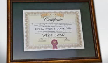 WIŚNIOWSKI Liderem Rynku Stolarki 2014